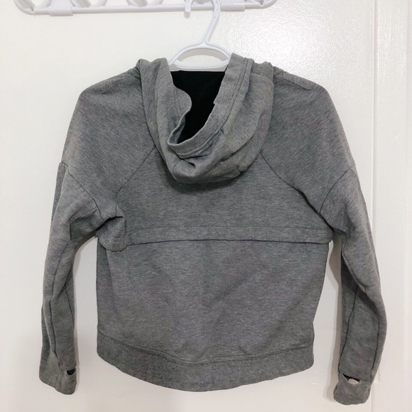 Nike kids grey zip up (xxs in womens) - Picture 2 of 3